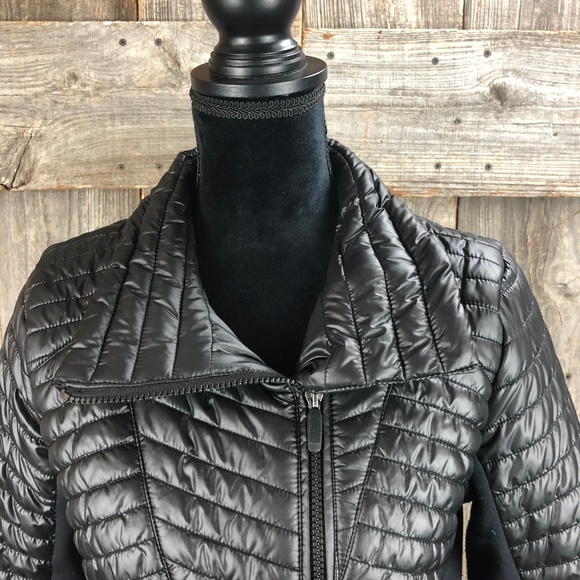 Kenneth Cole Black Puffer Jacket Medium - Picture 5 of 8